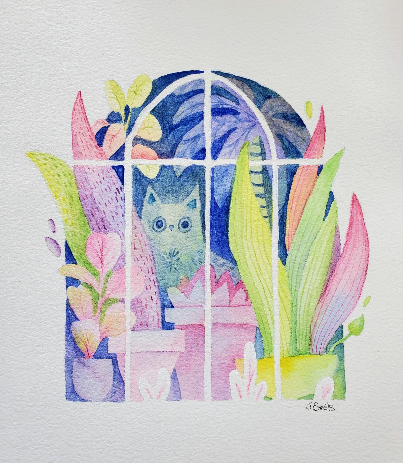 Kitty in the window - image 1 - student project