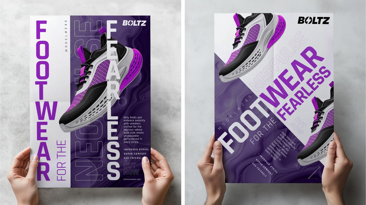 Boltz - Sneaker Posters - image 1 - student project