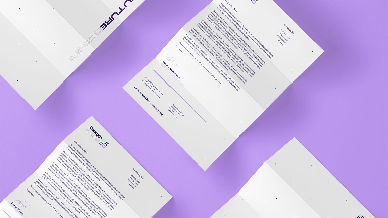 Design Expo Event - Branded Marketing Collateral - image 2 - student project