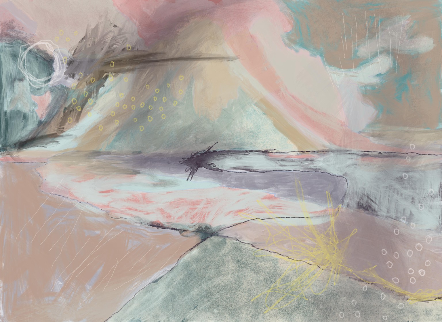 Landscape Abstract - image 1 - student project