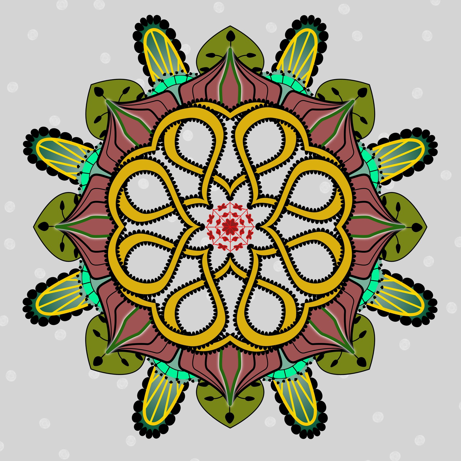 Many Mandalas - image 5 - student project