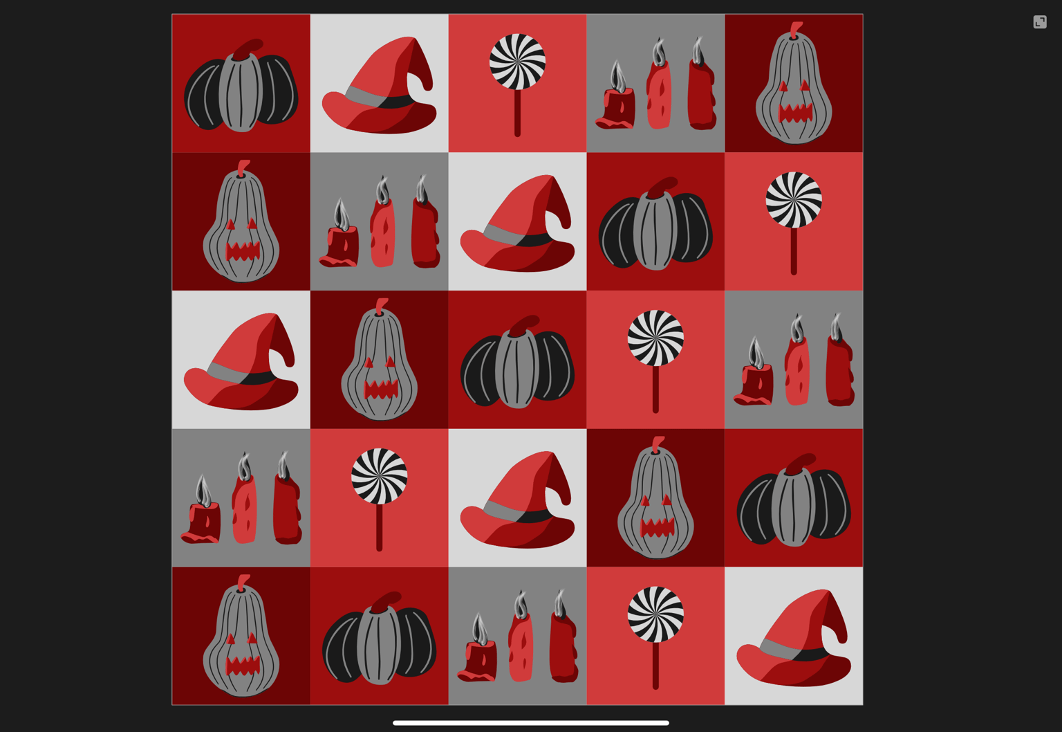 Halloween Checkered - image 1 - student project