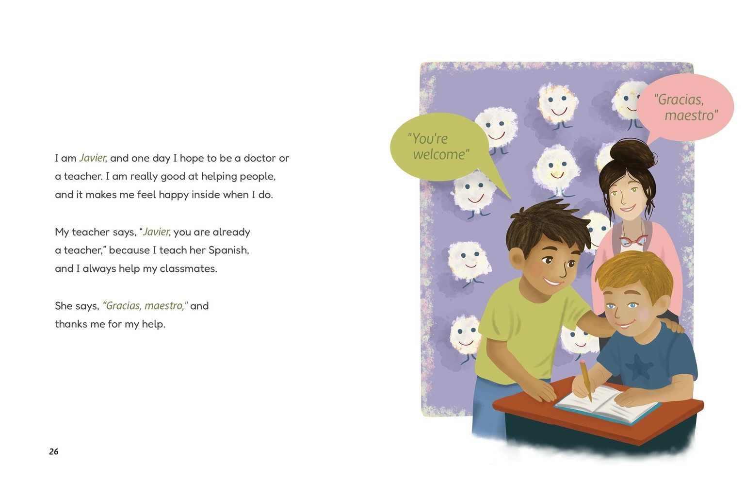 I am Javier, a children's book - image 2 - student project