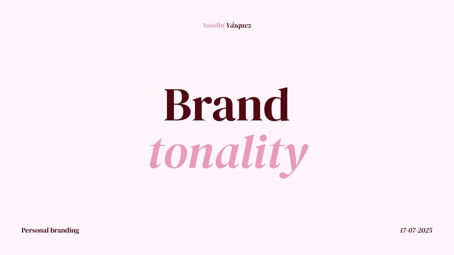 Self branding - image 8 - student project