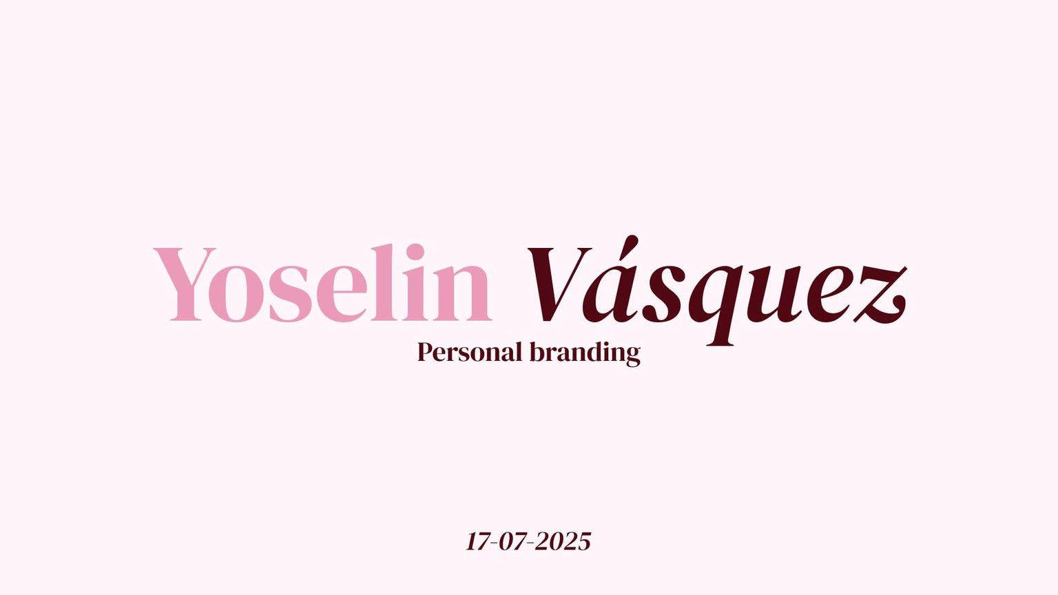 Self branding - image 1 - student project