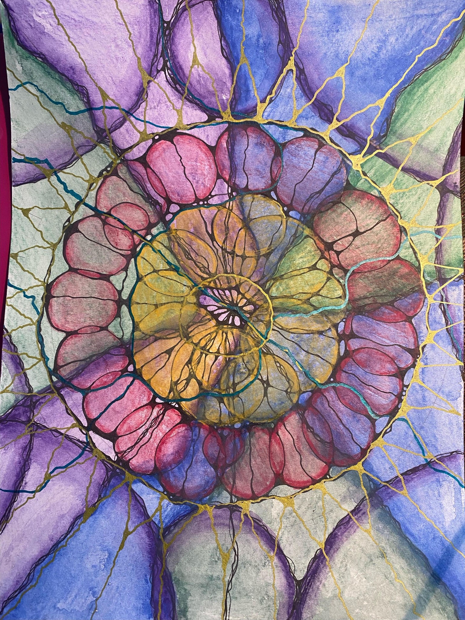 Radiant Mandala 1 - image 1 - student project