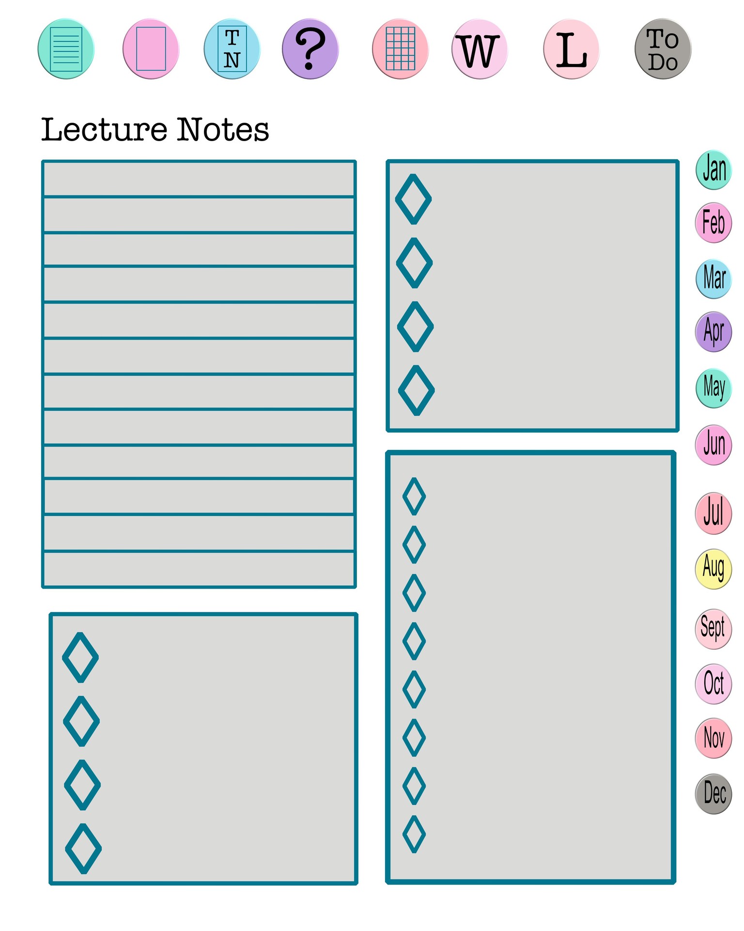 Illustration Study Planner - image 4 - student project