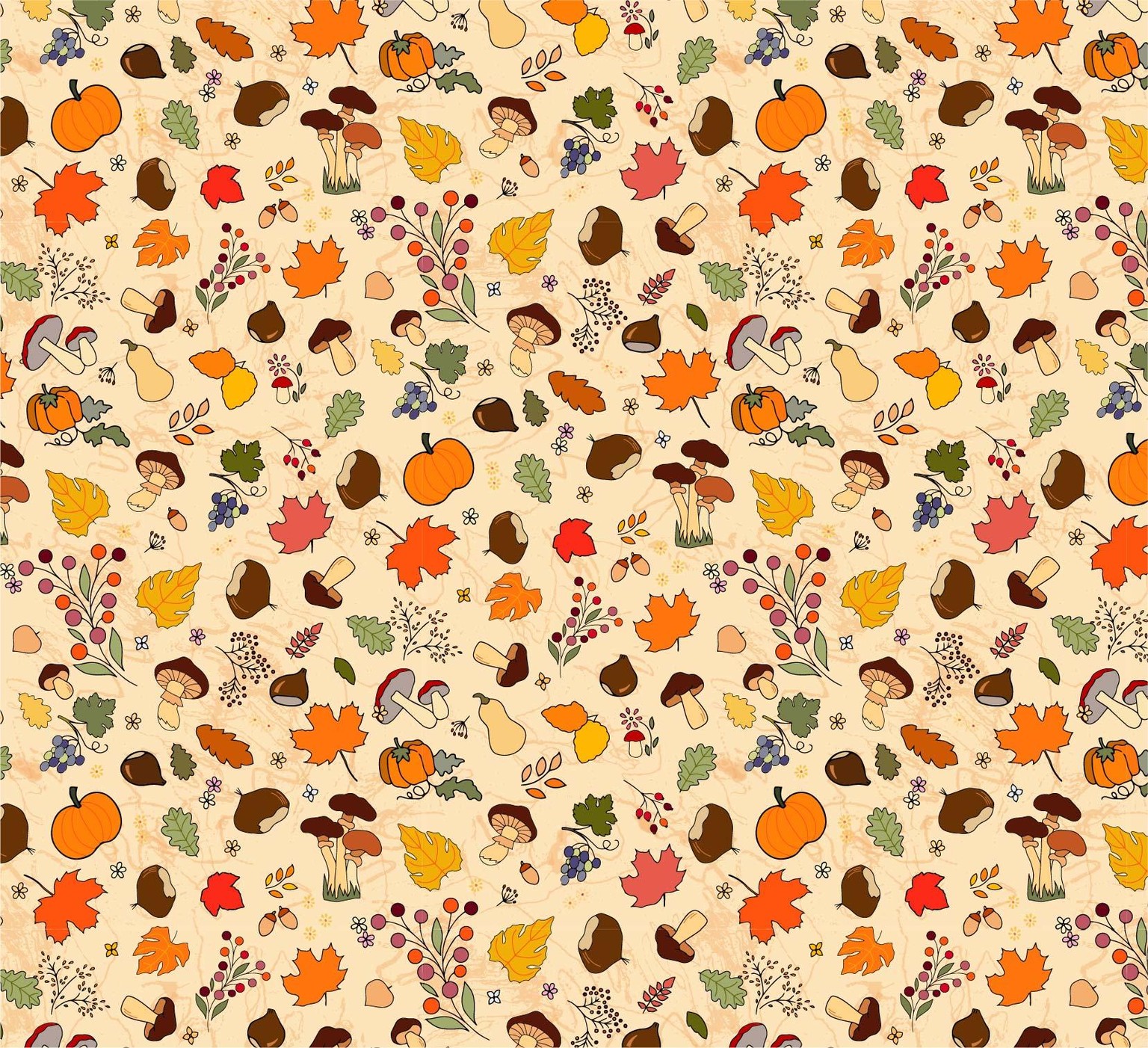 Autum Pattern - image 1 - student project
