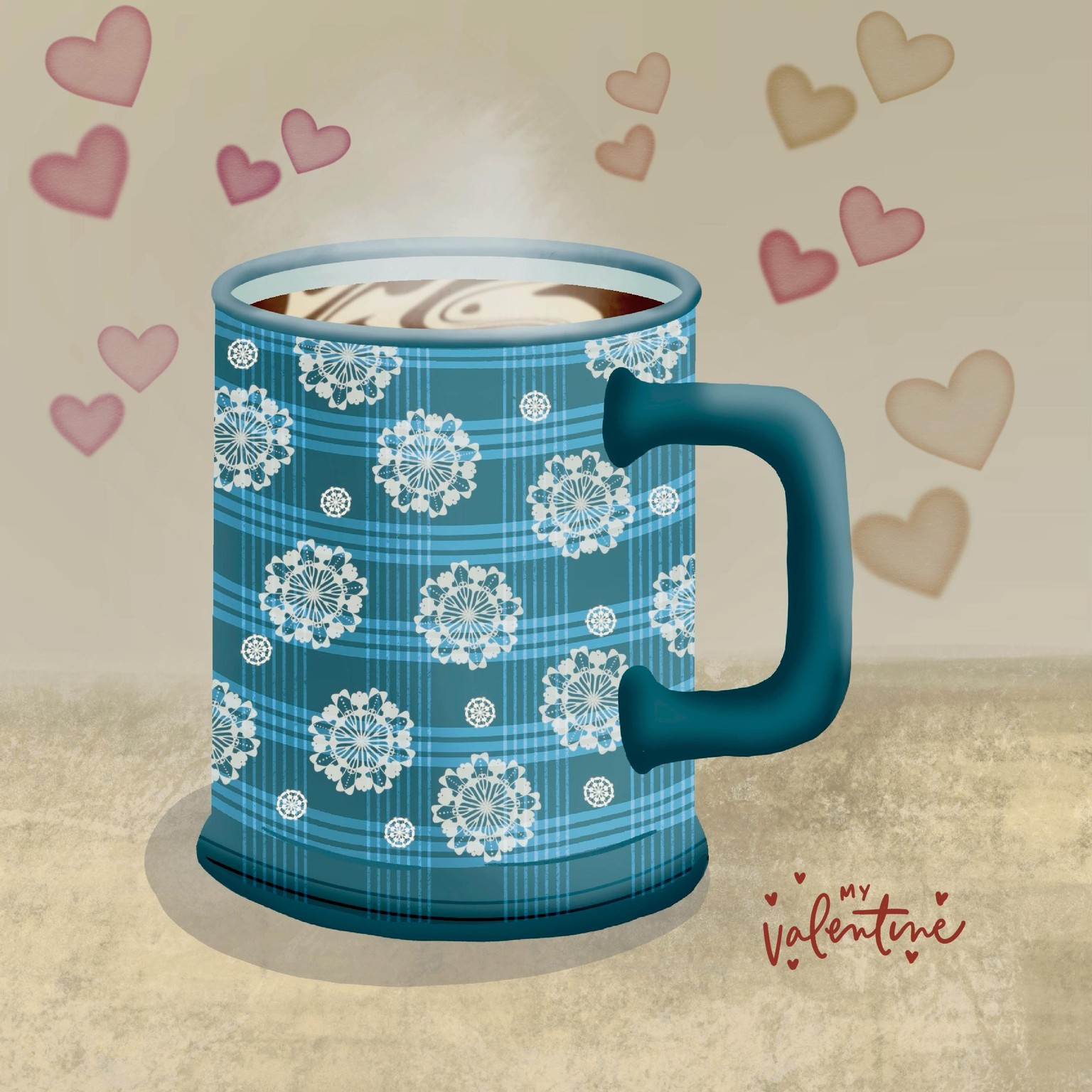 Valentine cup - image 2 - student project
