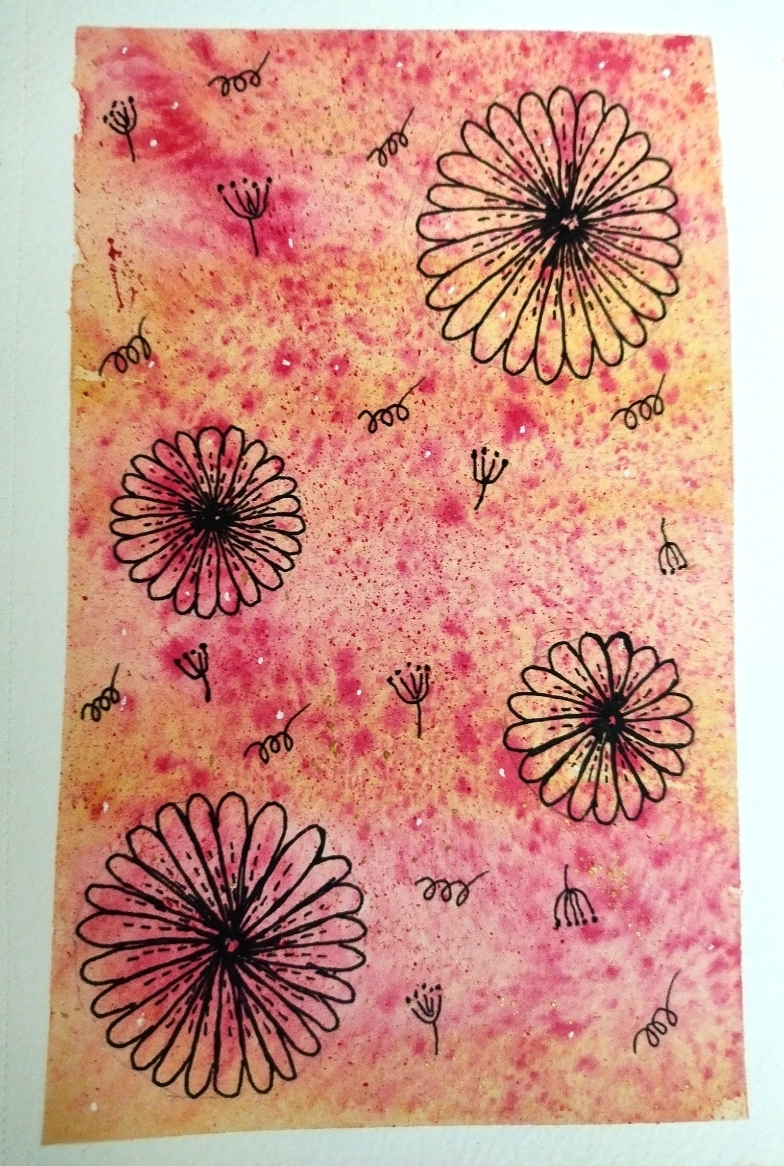 Sketch Book Exploration - Ink & Watercolour - image 3 - student project