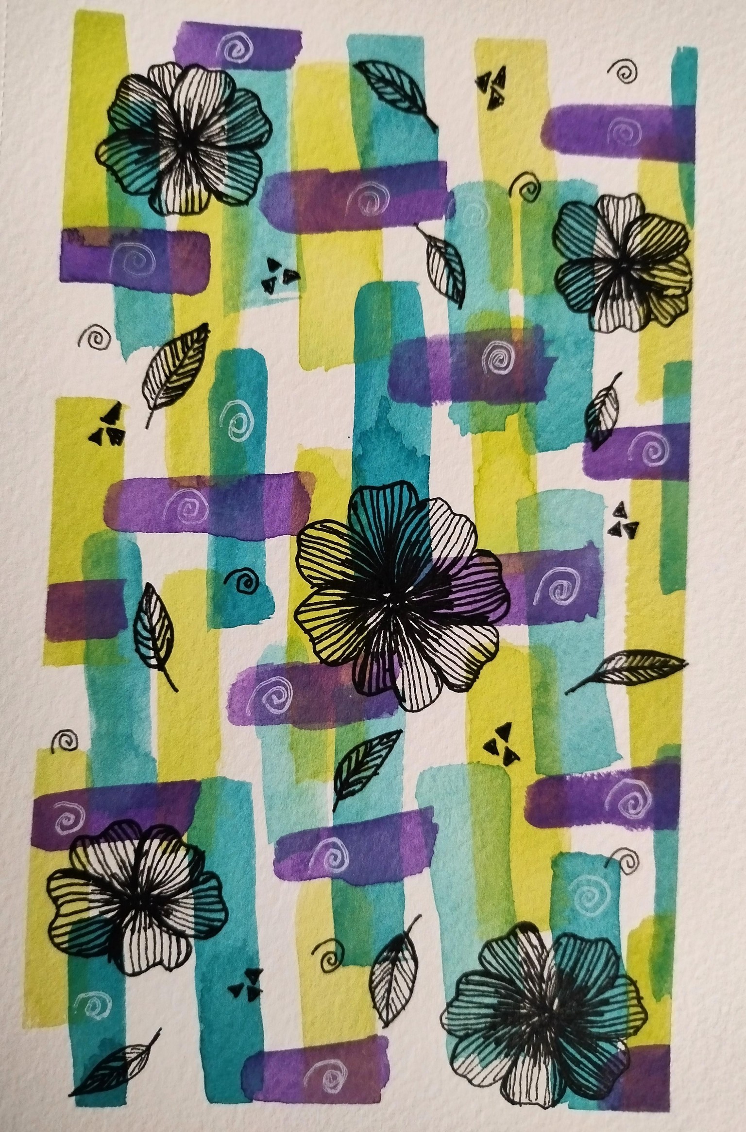 Sketch Book Exploration - Ink & Watercolour - image 5 - student project