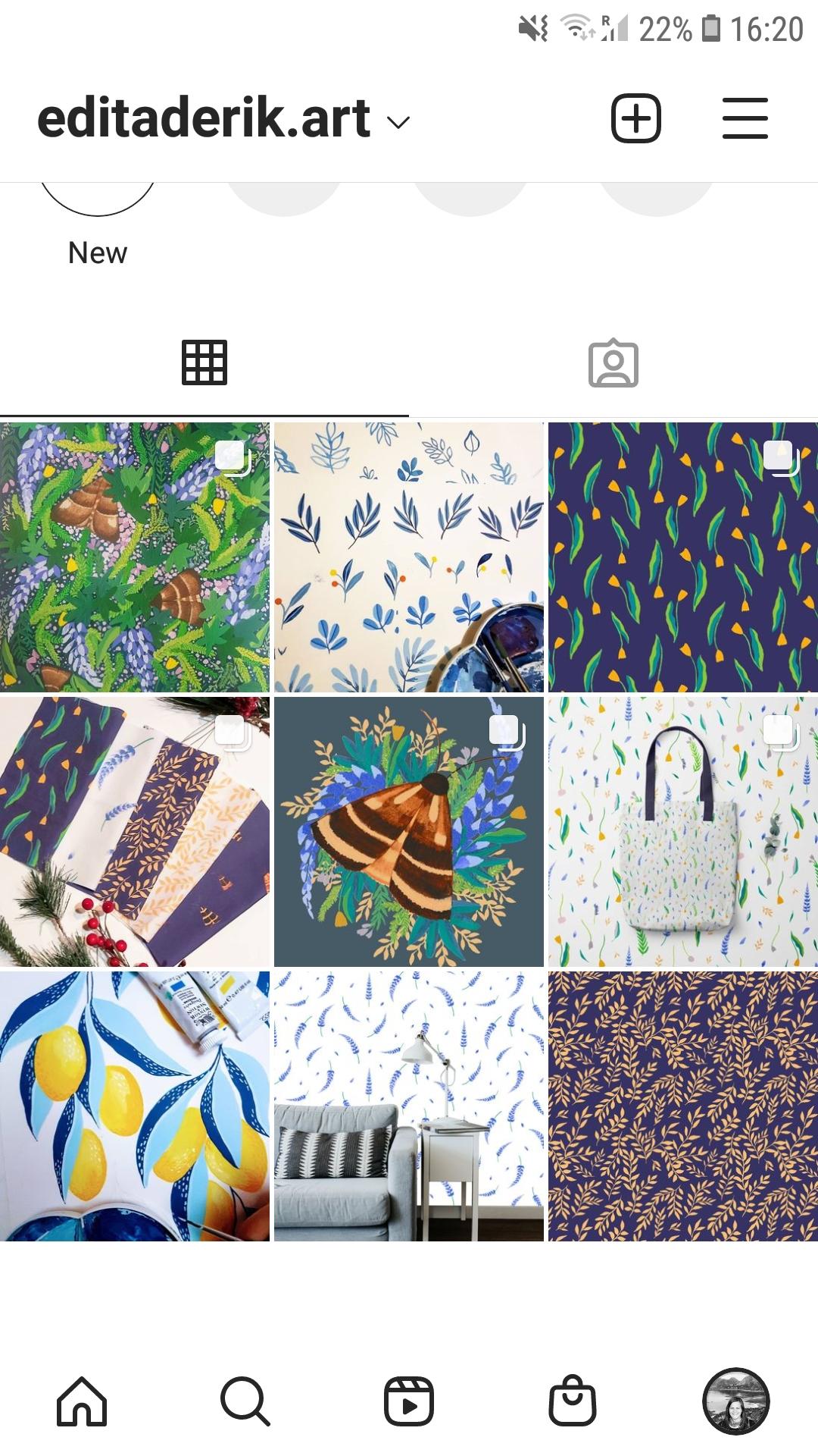 My brand new IG profile :-) - image 2 - student project