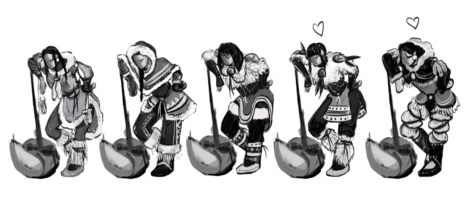 scythe character design (first design) - image 6 - student project