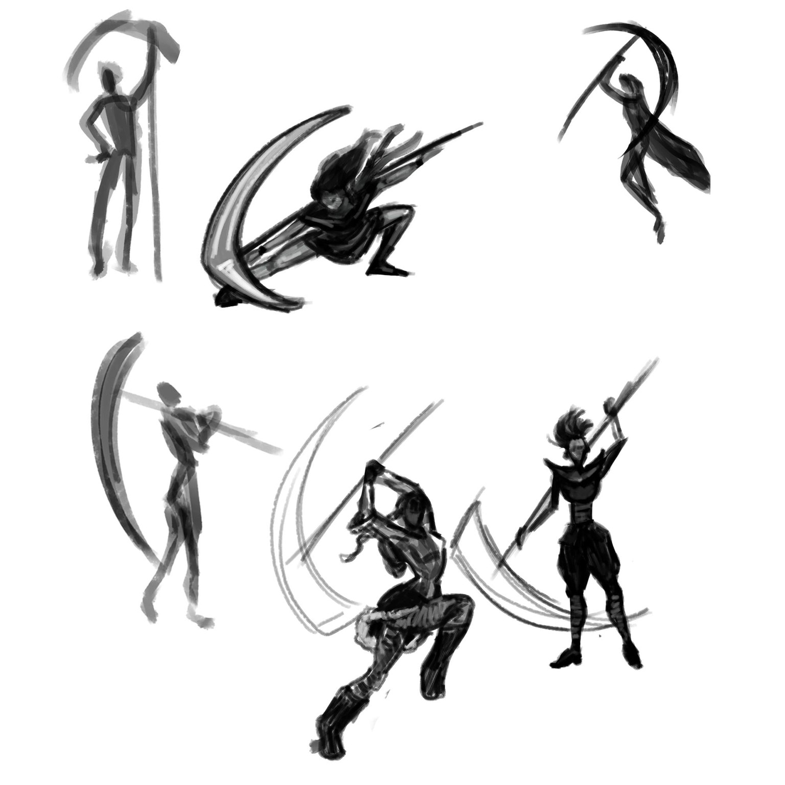 scythe character design (first design) - image 1 - student project