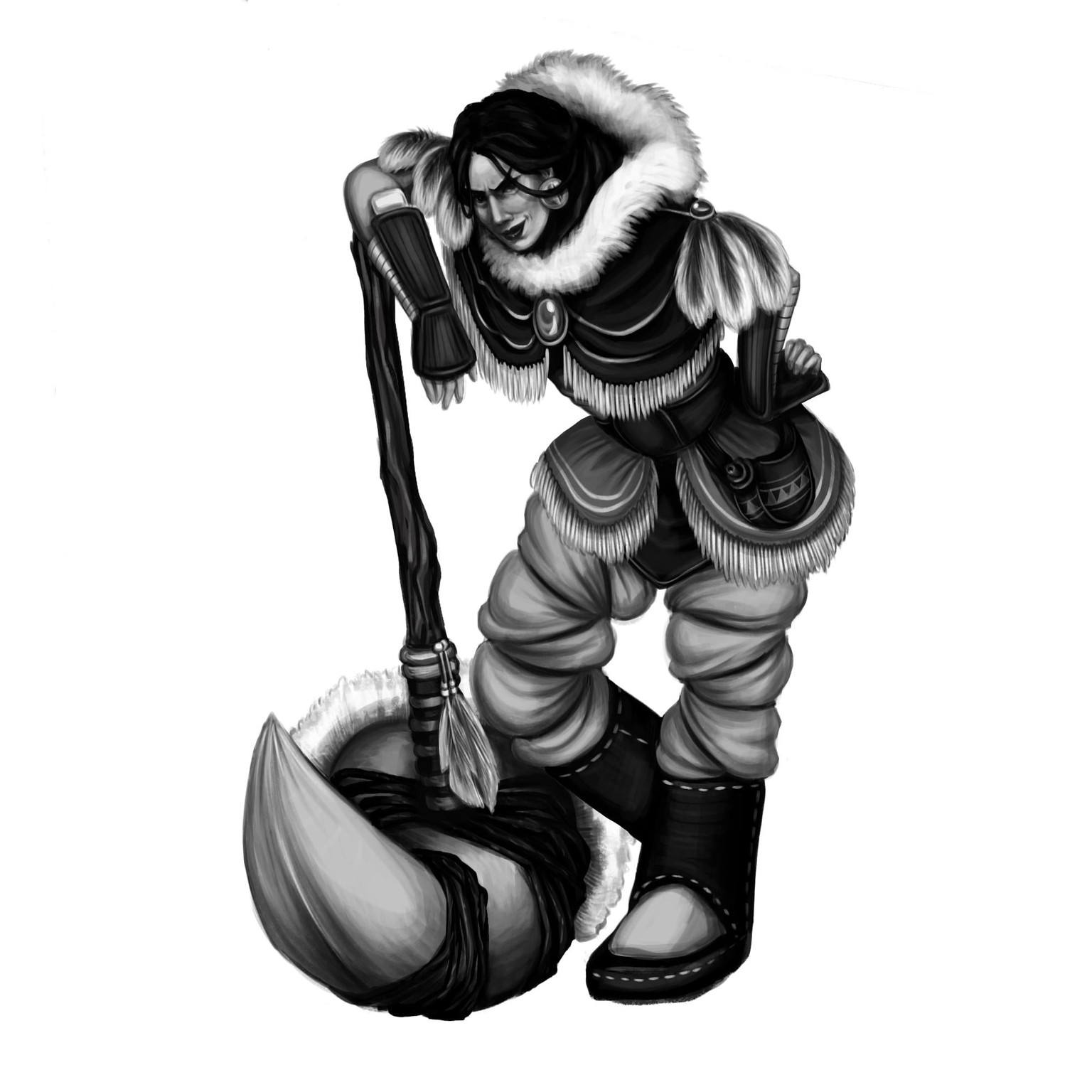 scythe character design (first design) - image 7 - student project