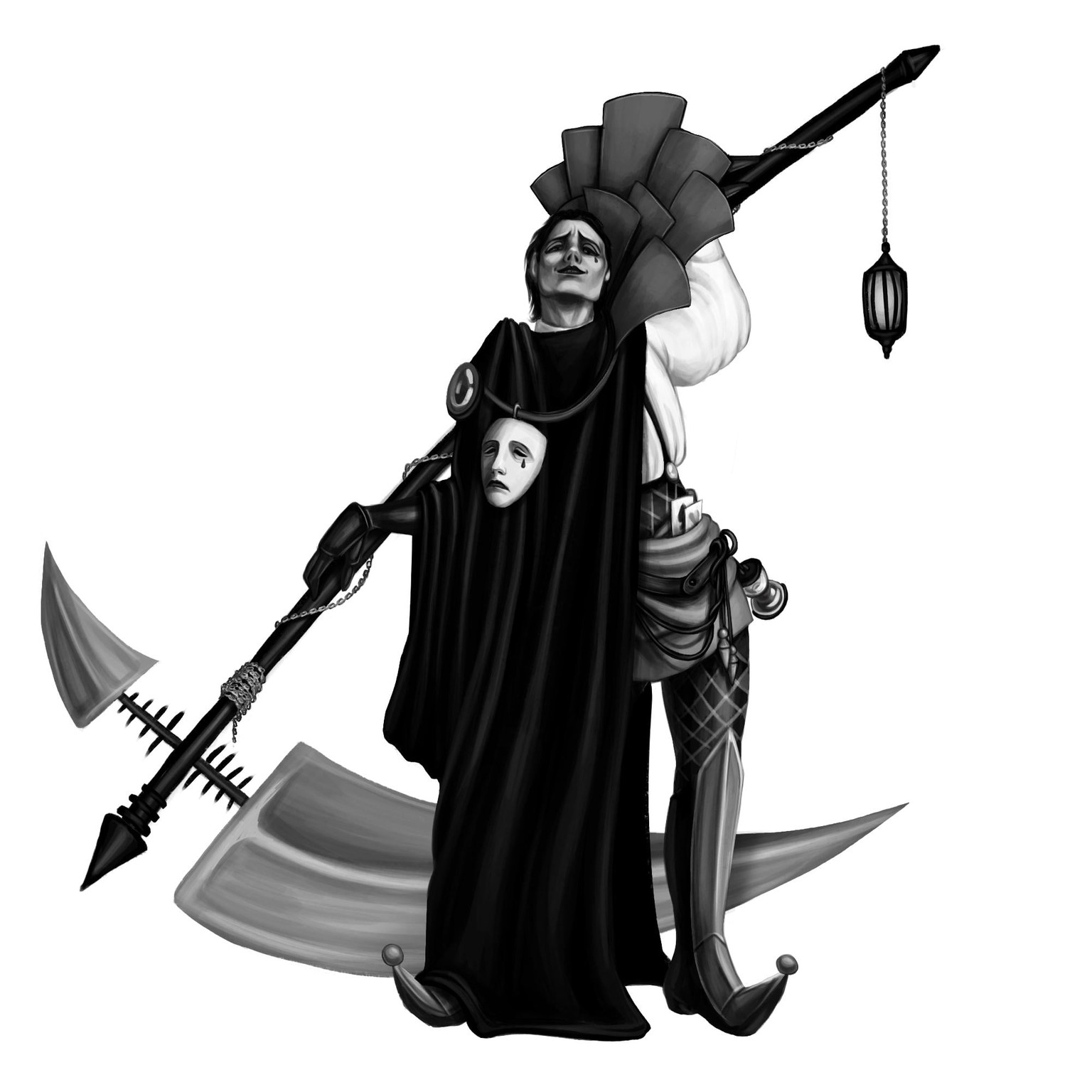 scythe character design (first design) - image 8 - student project
