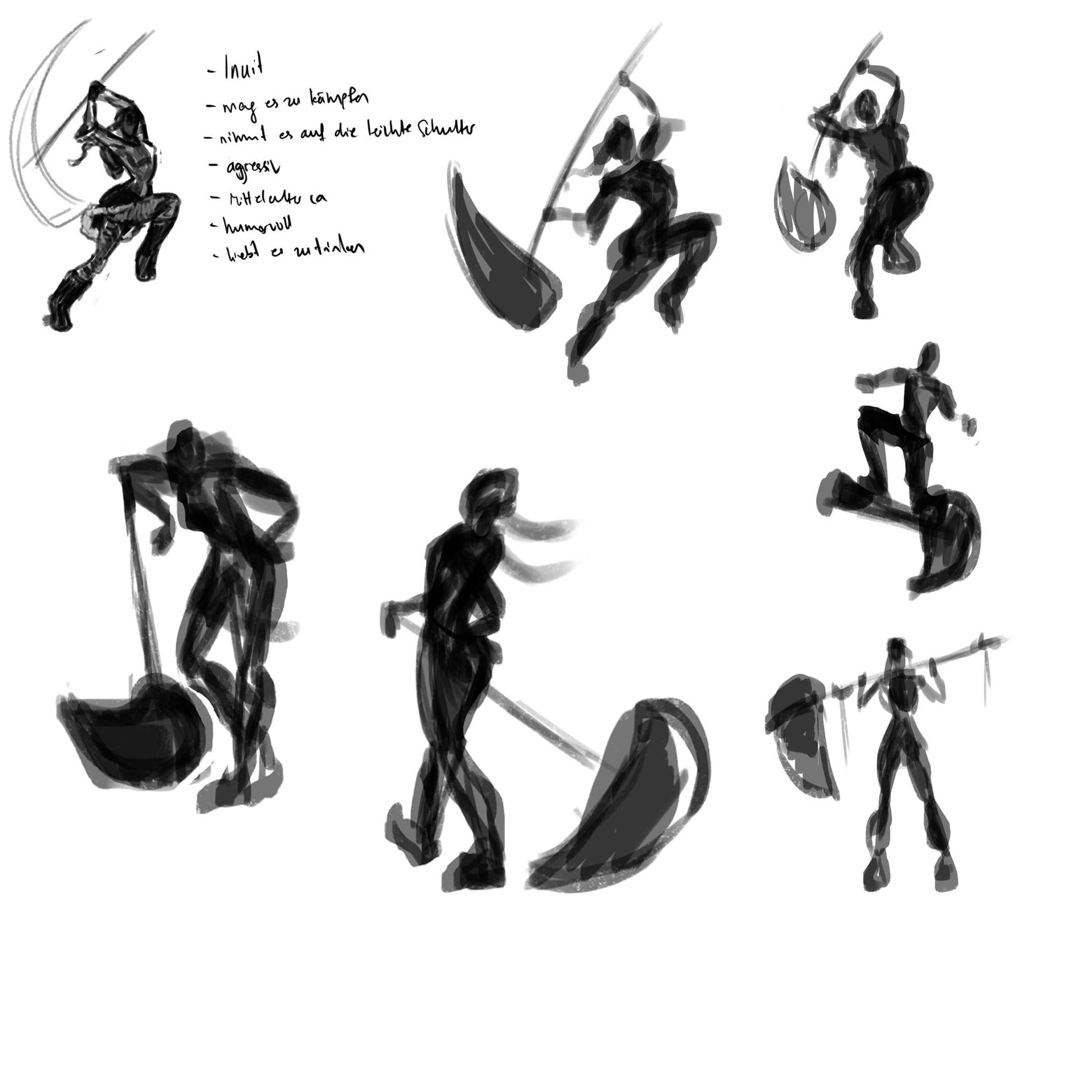 scythe character design (first design) - image 3 - student project
