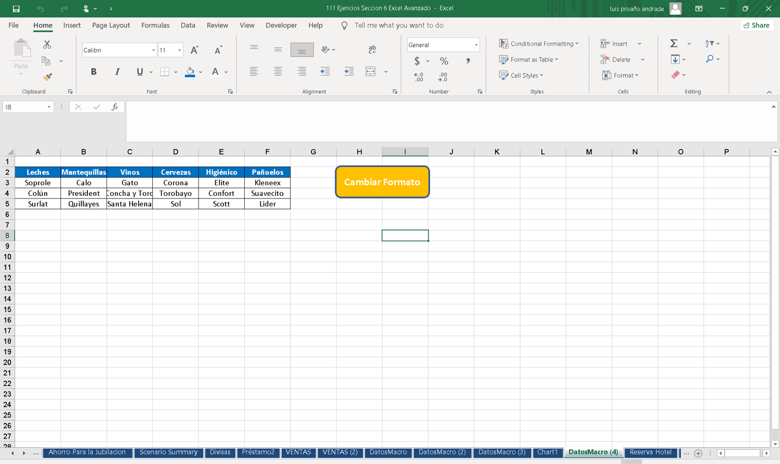 Guía de ejercicios de Excel Intermedio-Avanzado - image 1 - student project