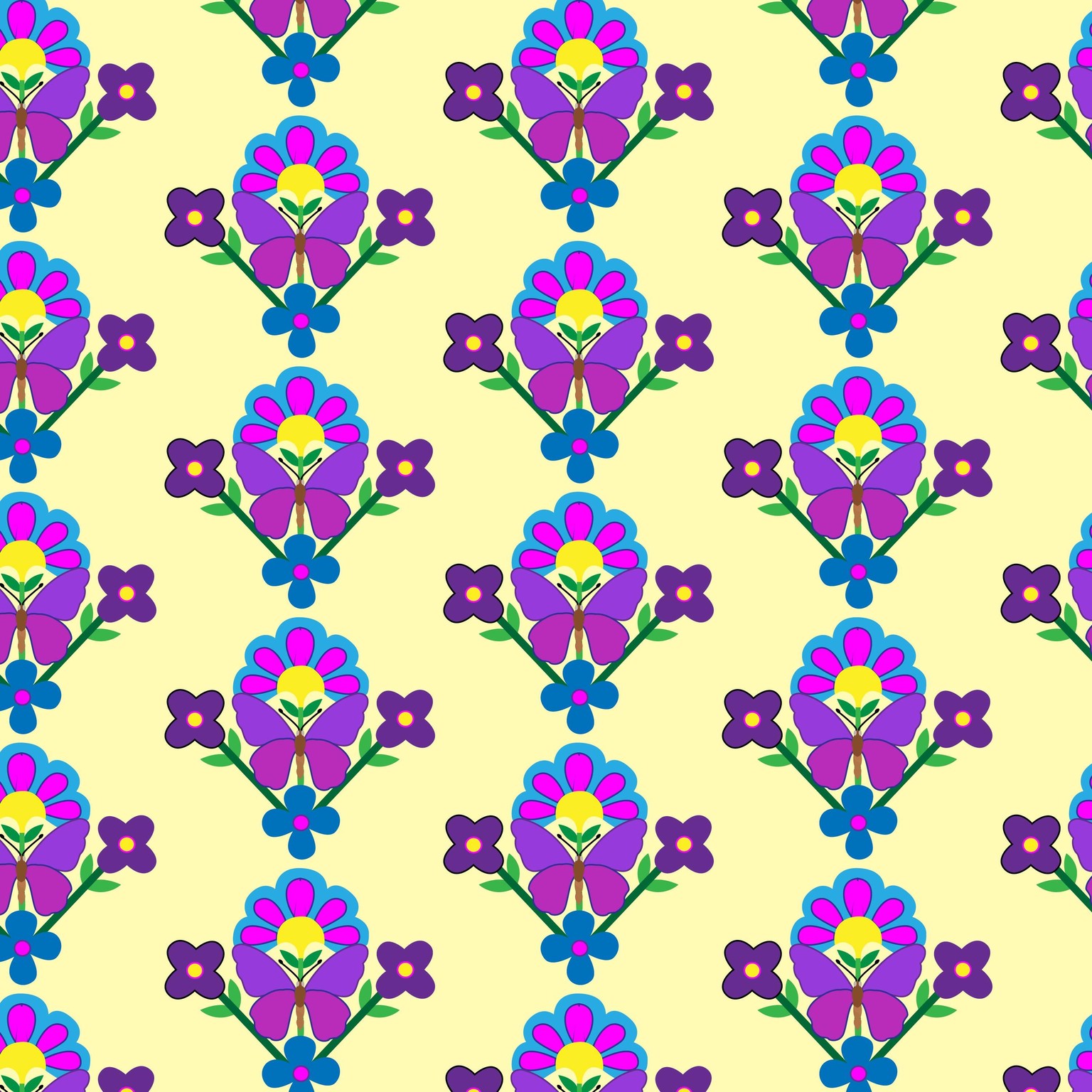 Illustrator Pattern - image 1 - student project