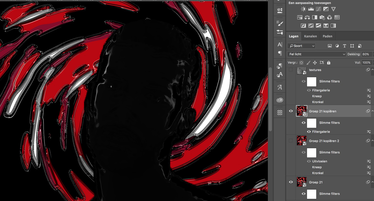 Organic Abstract Pattern for Album Cover Art - image 8 - student project