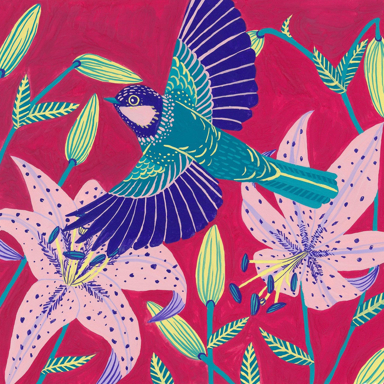 My mini bird series inspired by this class! - image 5 - student project