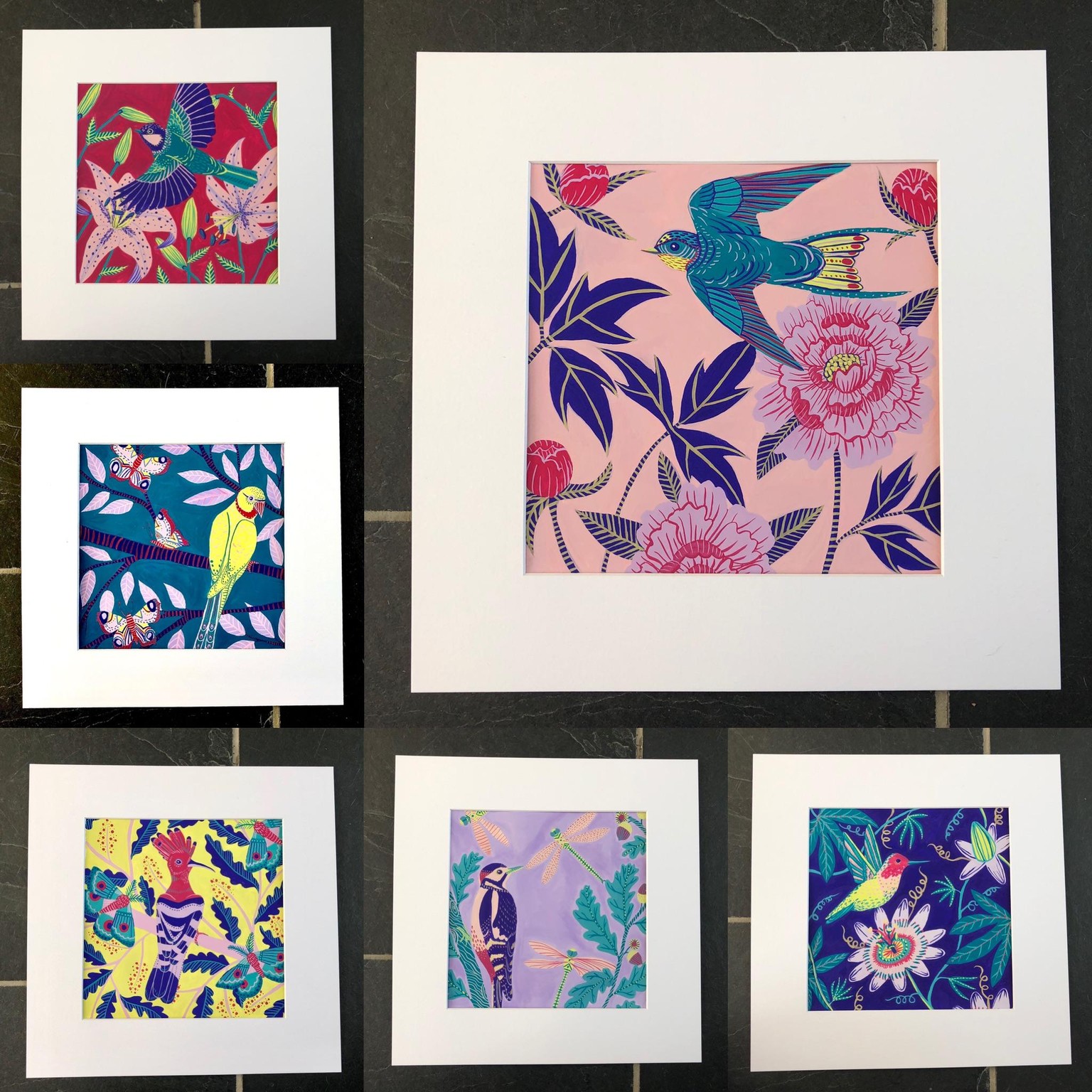 My mini bird series inspired by this class! - image 8 - student project
