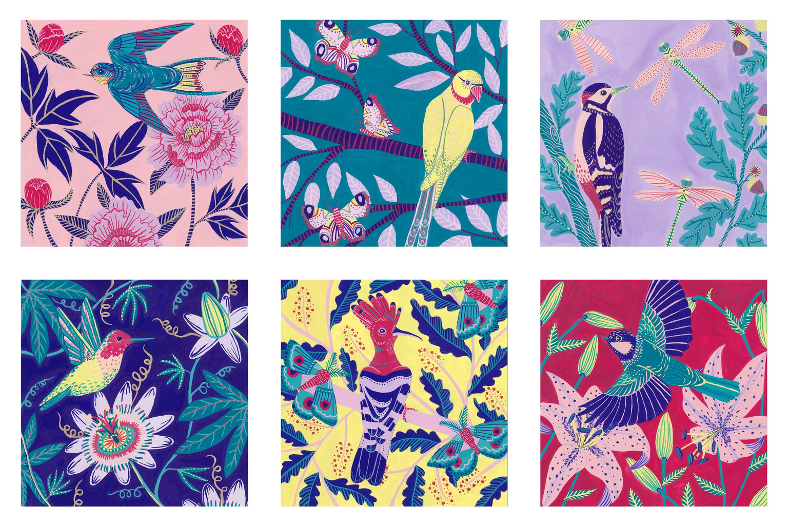 My mini bird series inspired by this class! - image 1 - student project
