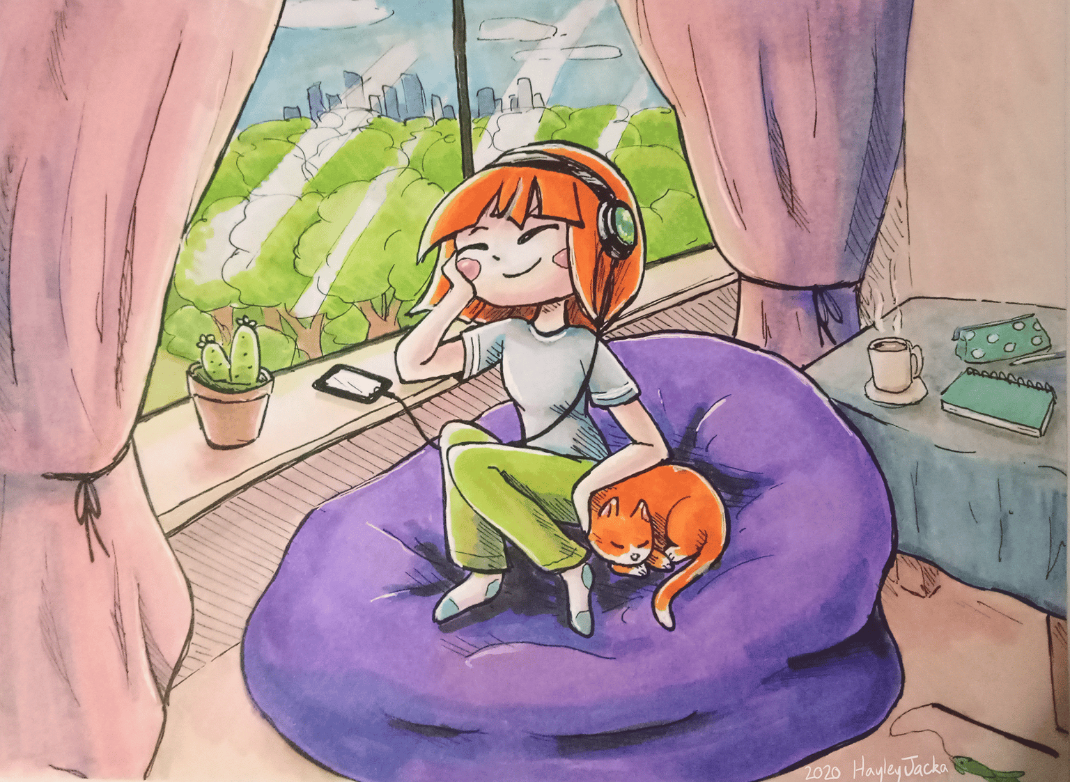 Staying Inside - An Illustration (with Jazza) - image 6 - student project
