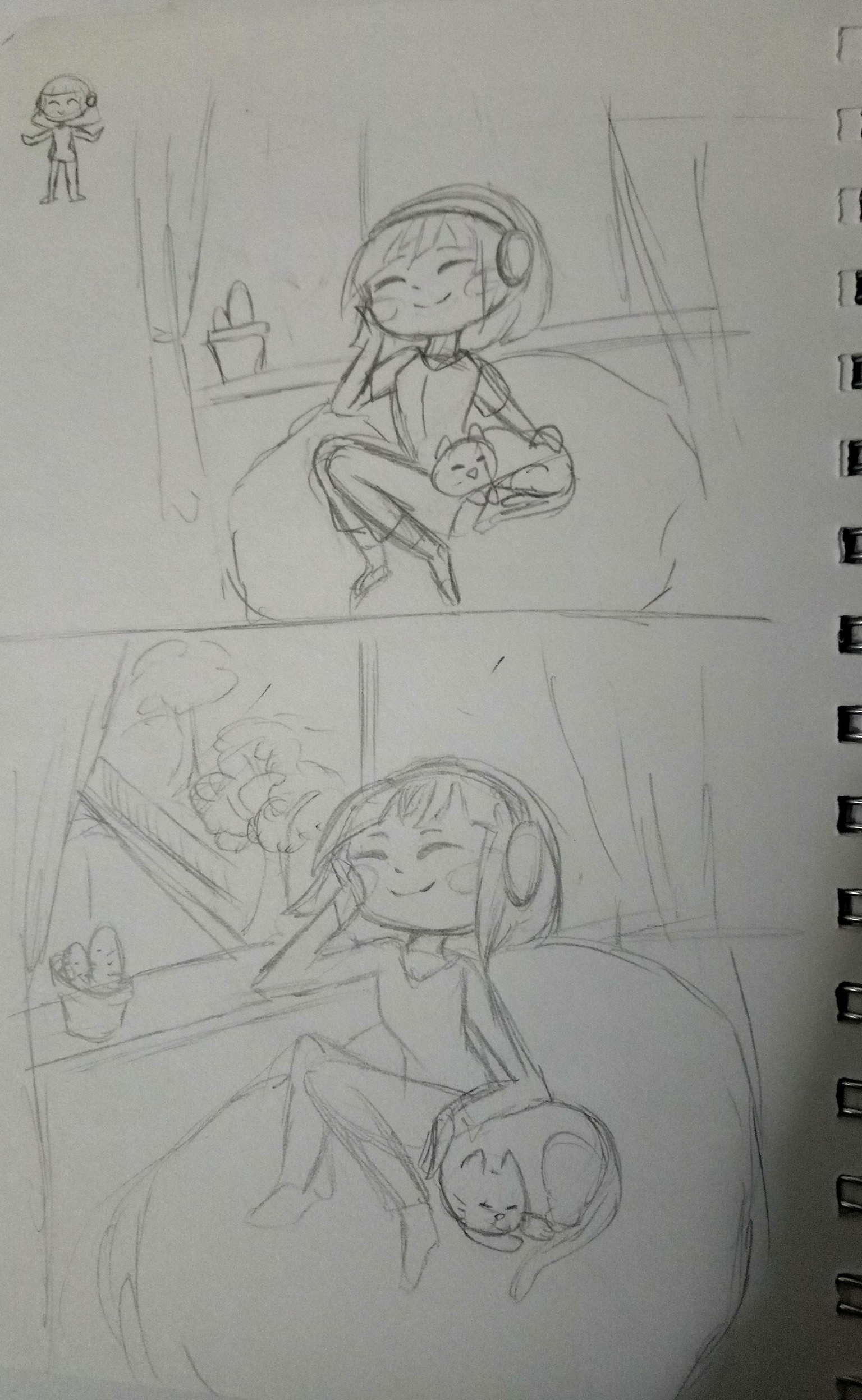Staying Inside - An Illustration (with Jazza) - image 3 - student project