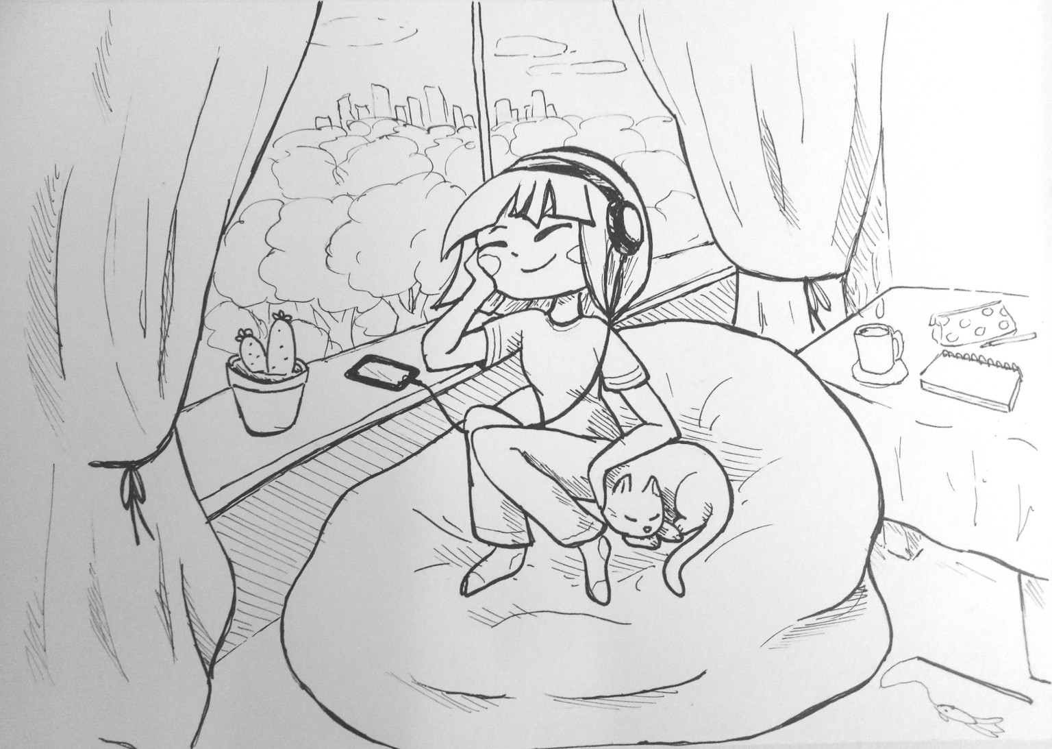 Staying Inside - An Illustration (with Jazza) - image 4 - student project