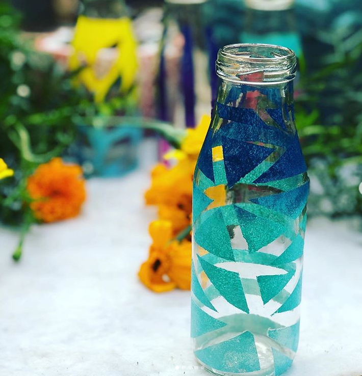Bottle art with Acrylics - image 2 - student project