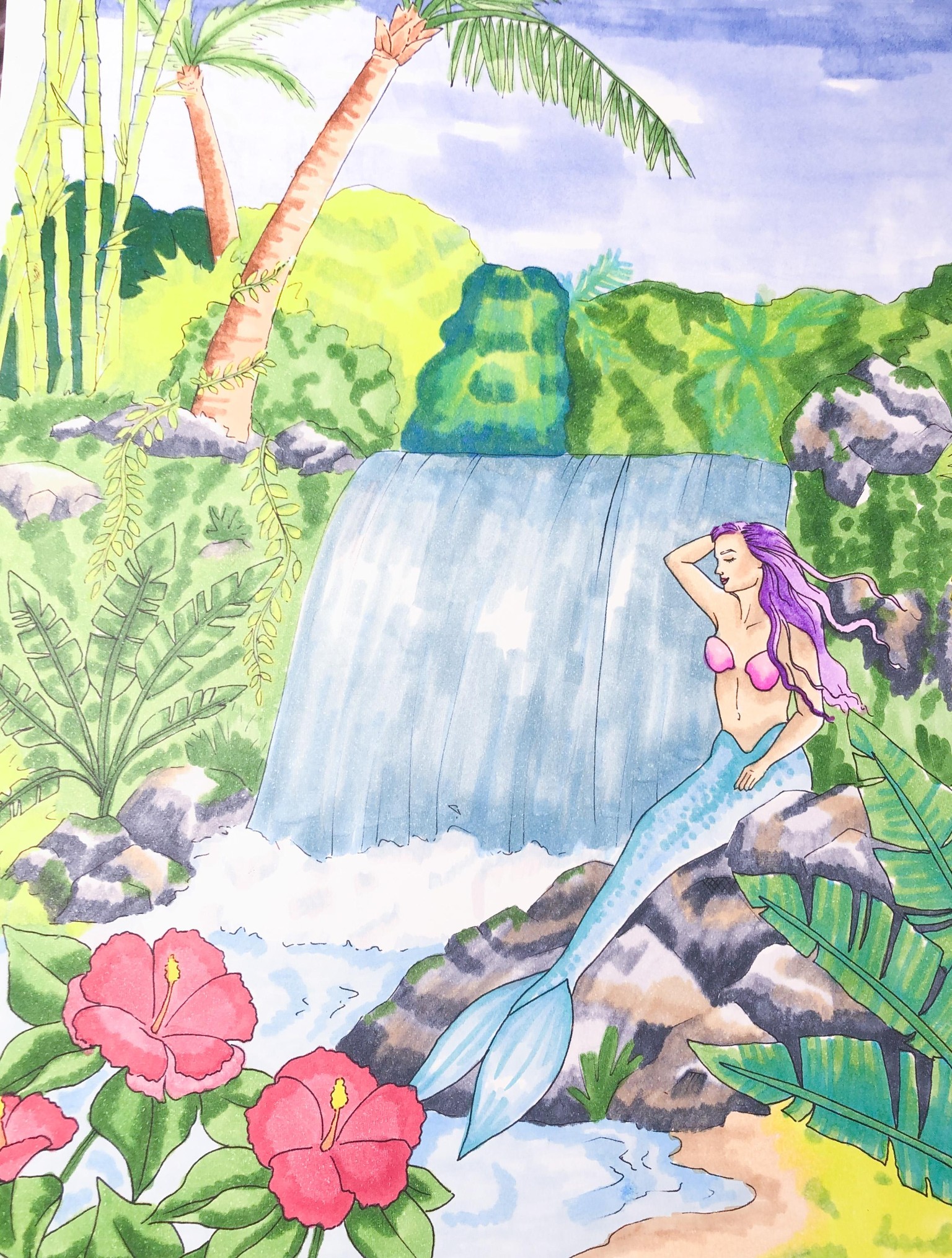Coloring with Alcohol Markers - image 1 - student project