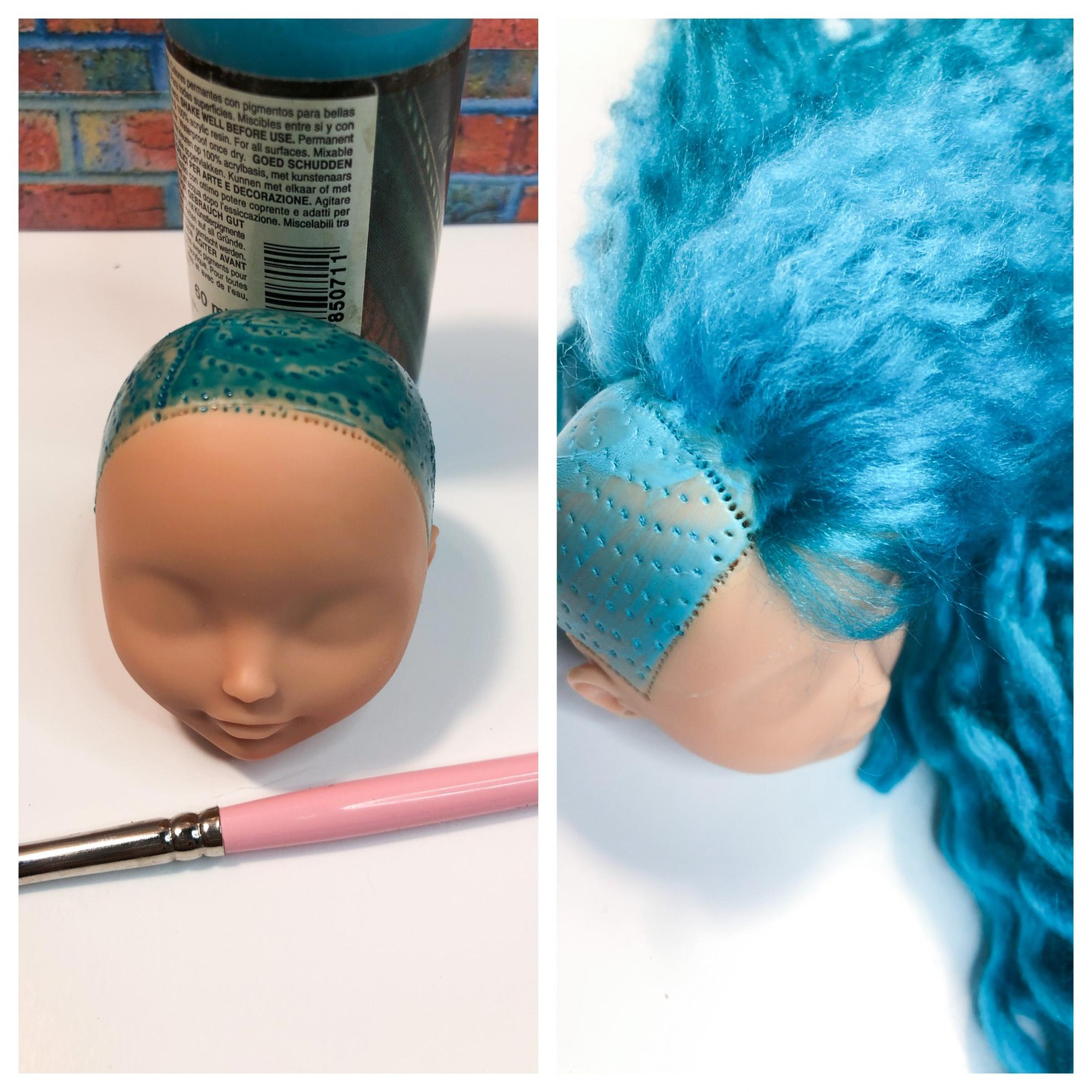 Rerooting a EAH Doll - image 2 - student project