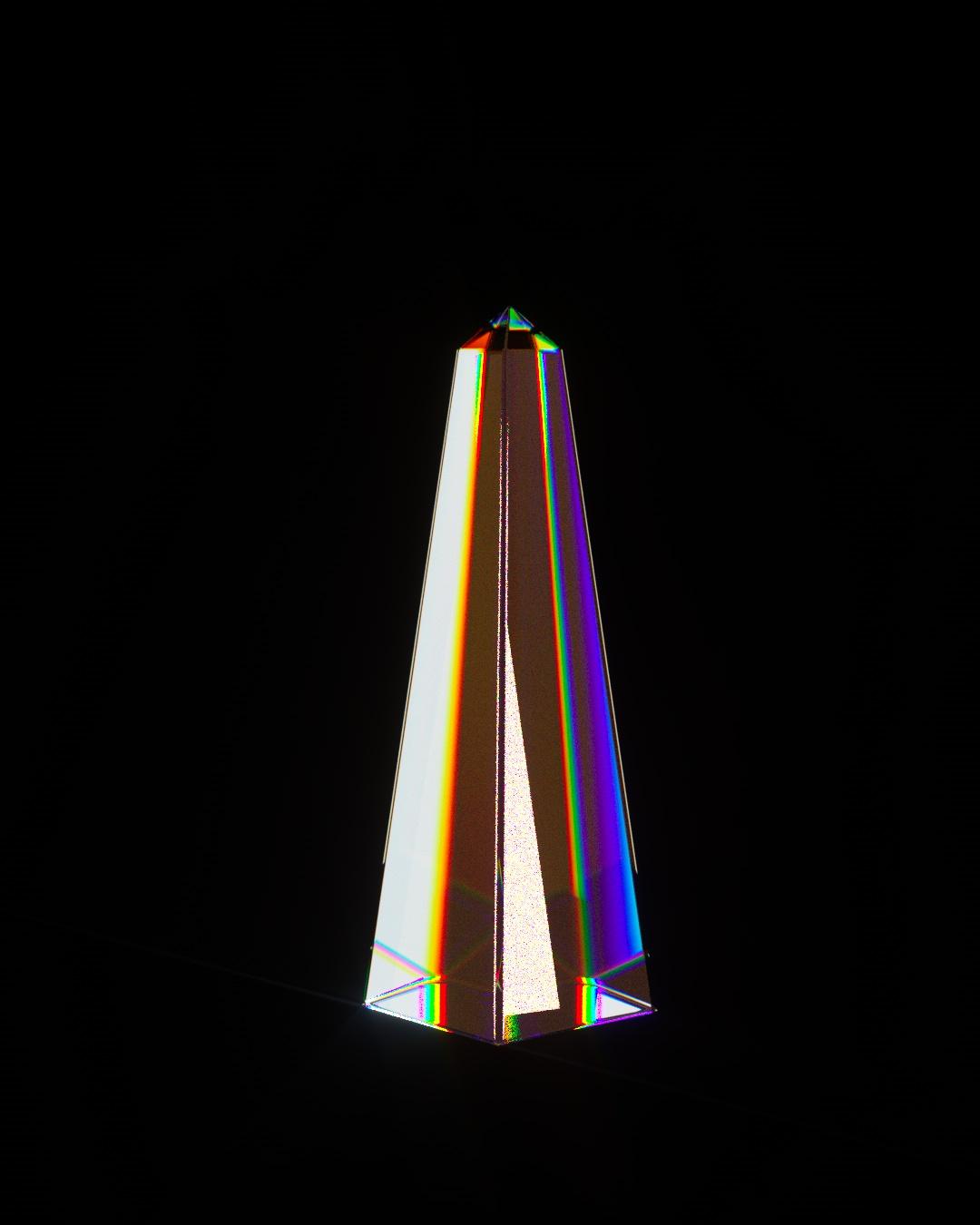 Cristal con material iridiscente - image 1 - student project
