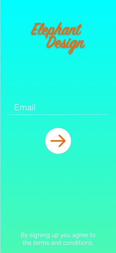 First app design using Sketch - image 4 - student project