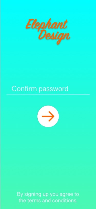 First app design using Sketch - image 6 - student project