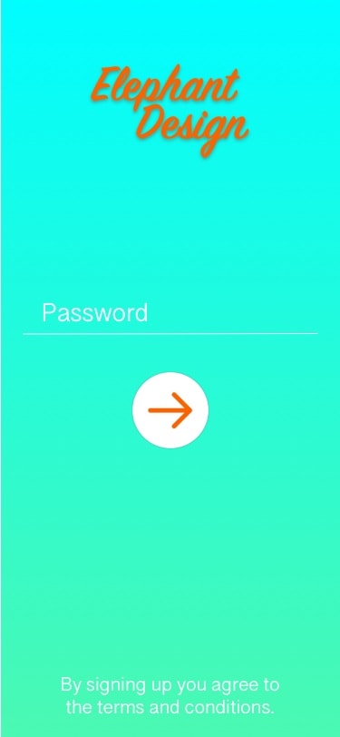 First app design using Sketch - image 5 - student project