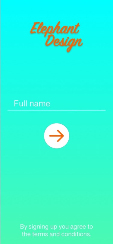 First app design using Sketch - image 3 - student project