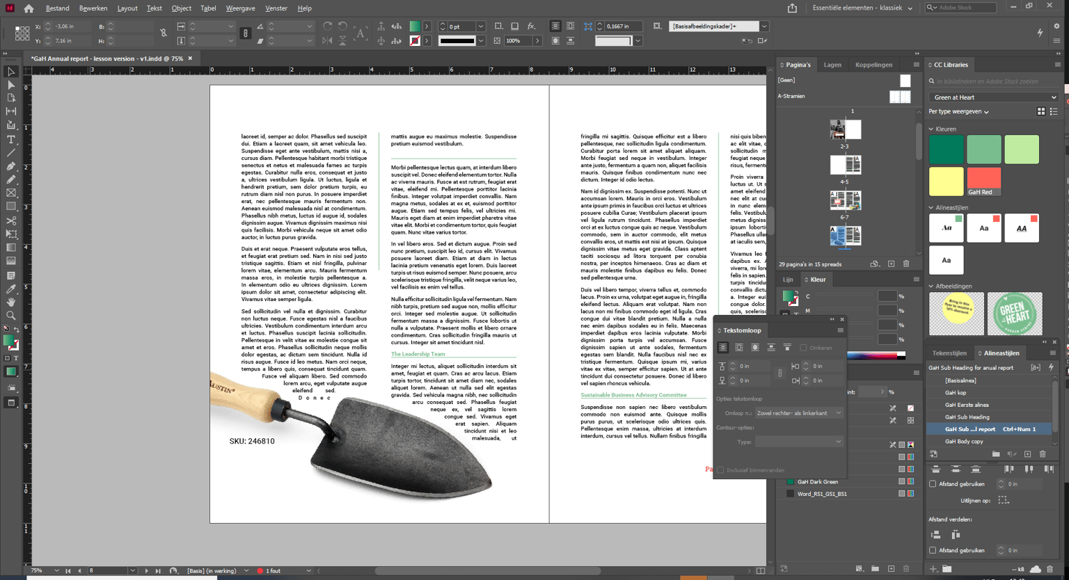 InDesign Class exercises - image 9 - student project