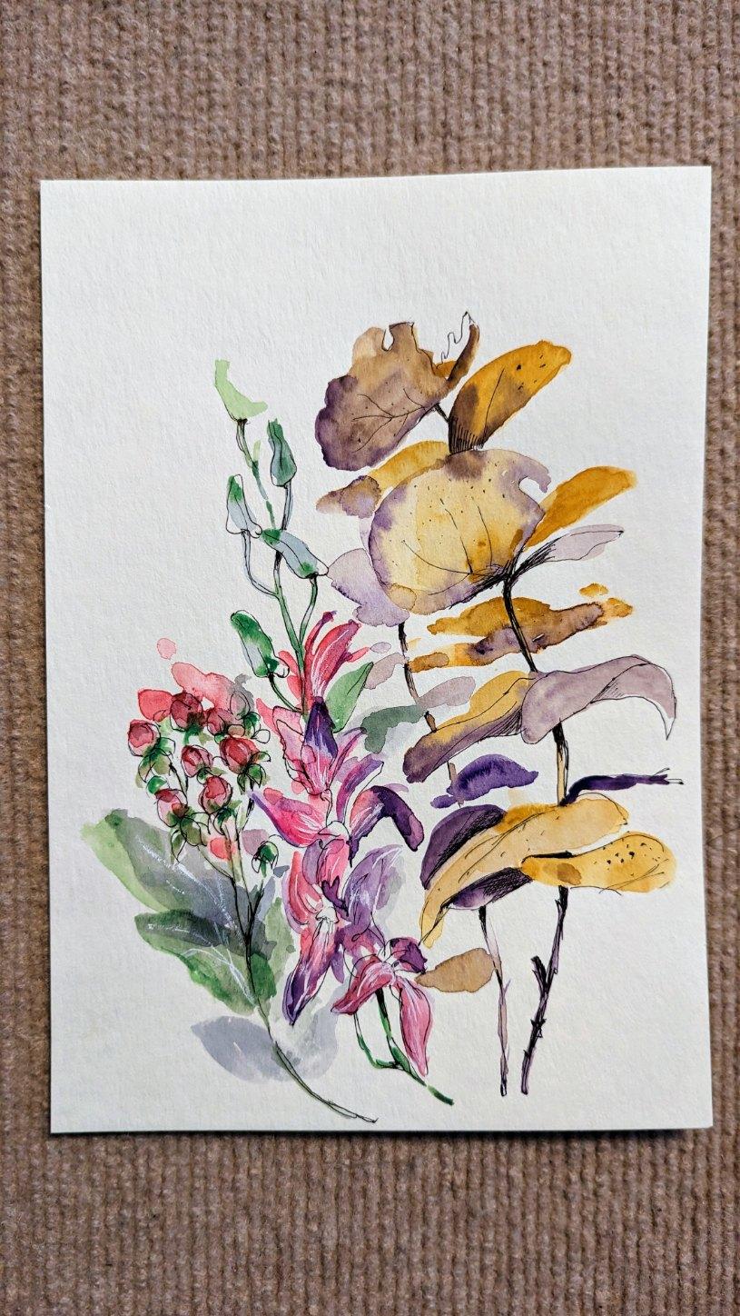 Botanical illustration - image 1 - student project