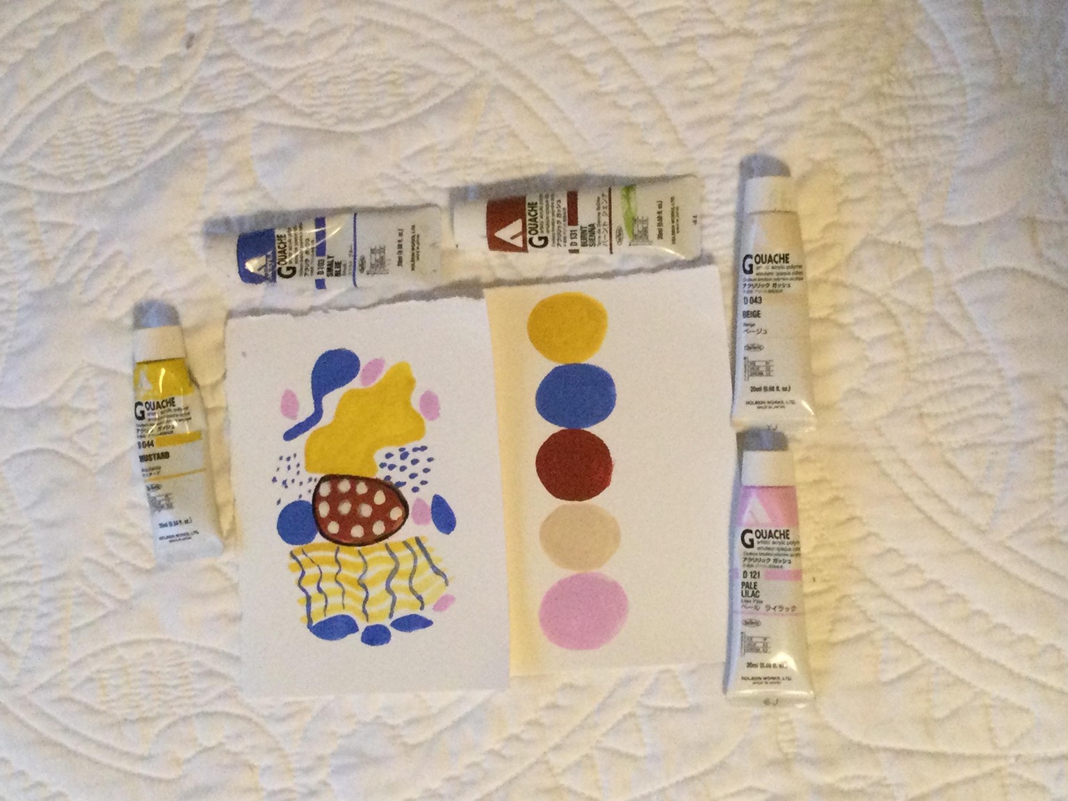 Exploring Acryla Gouache and Color Palettes - image 1 - student project
