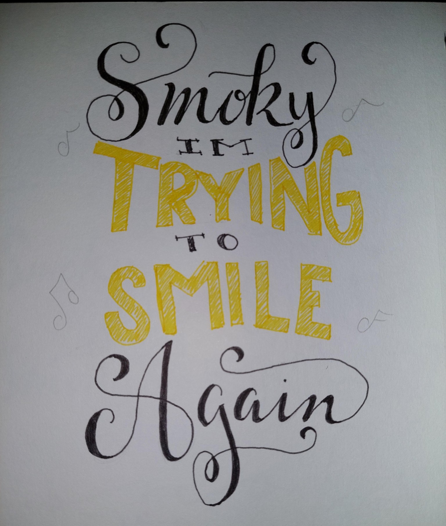 Lettering project - image 2 - student project