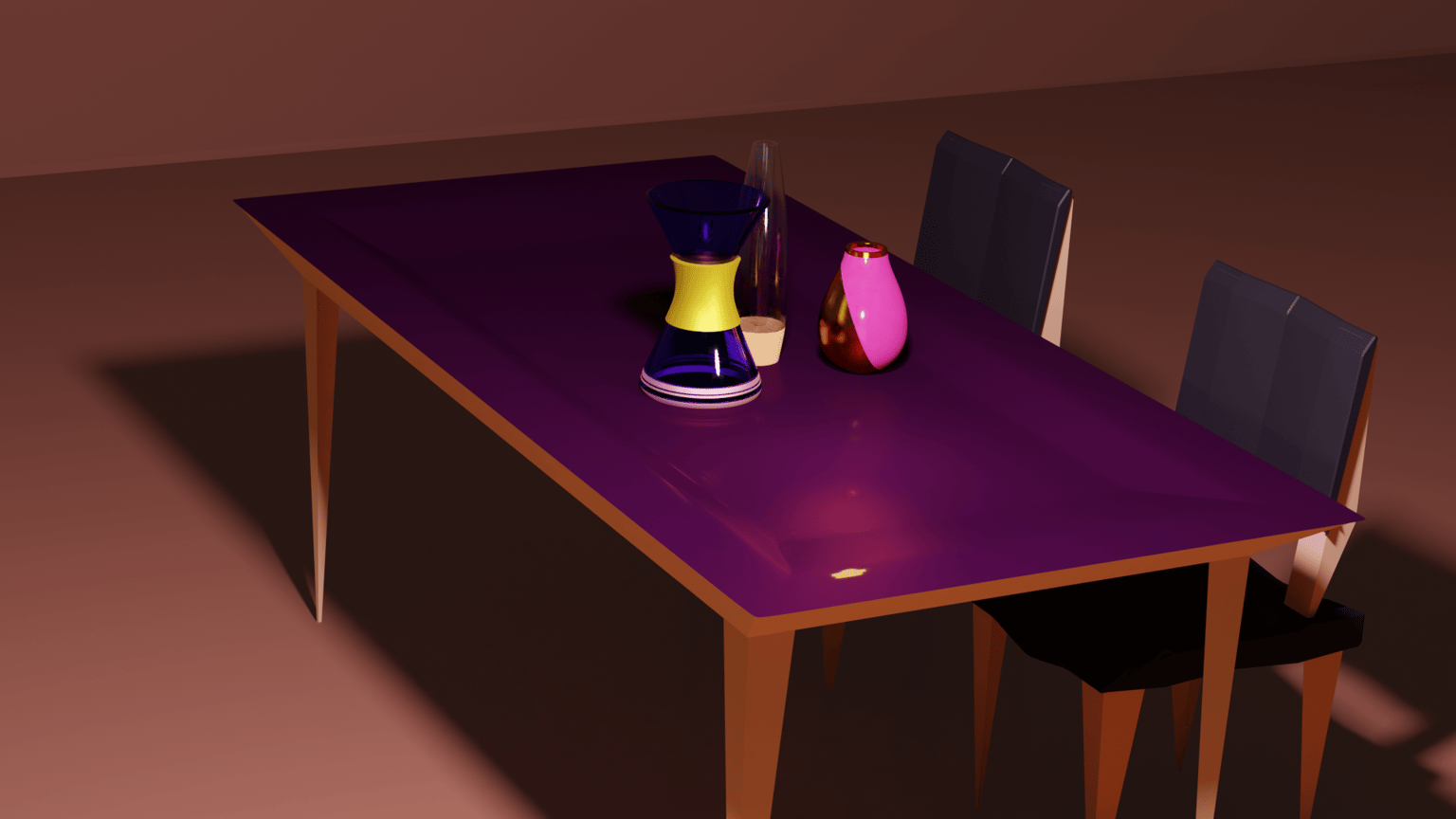 Not so Kindergarten Table and Chairs (And some Vases) - image 1 - student project