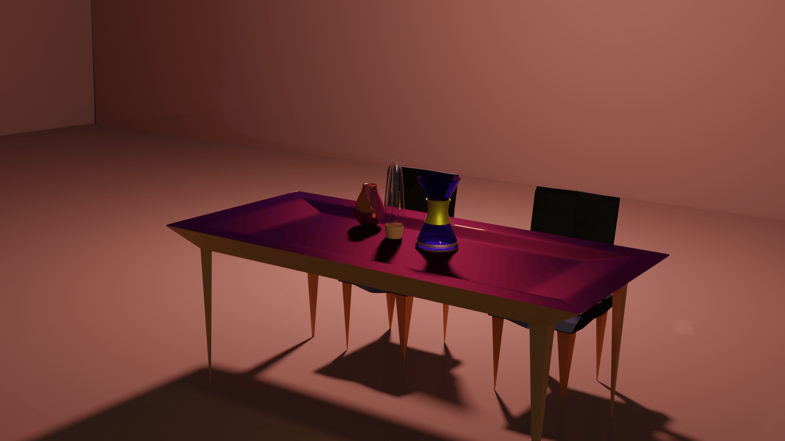 Not so Kindergarten Table and Chairs (And some Vases) - image 2 - student project