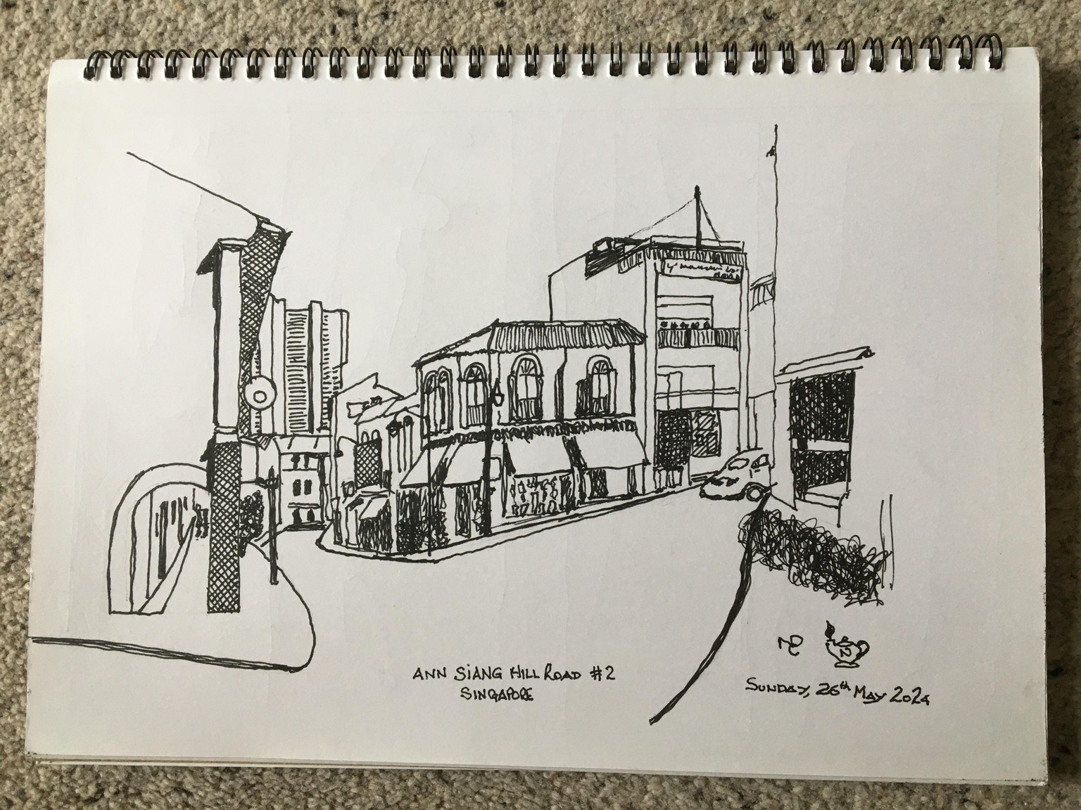 Urban Sketching Techniques - image 2 - student project