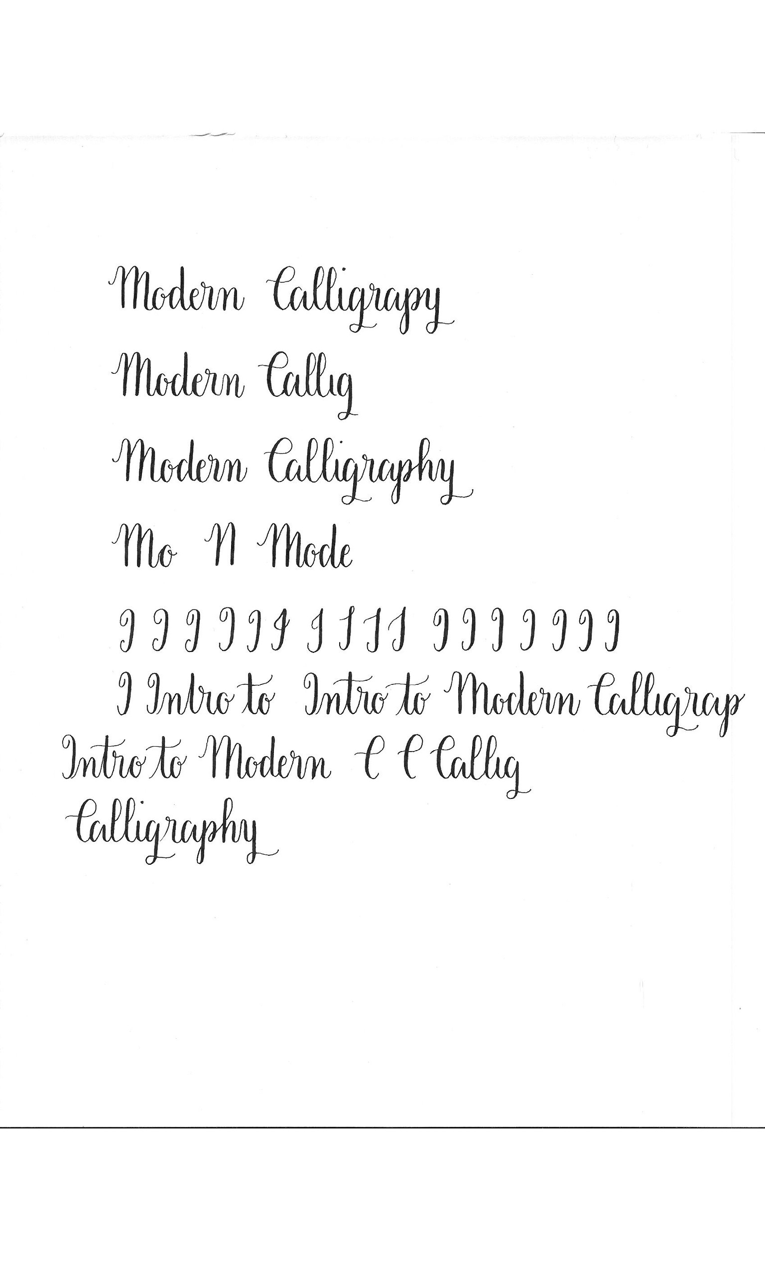 Calligraphy Workshop Flyer - image 1 - student project