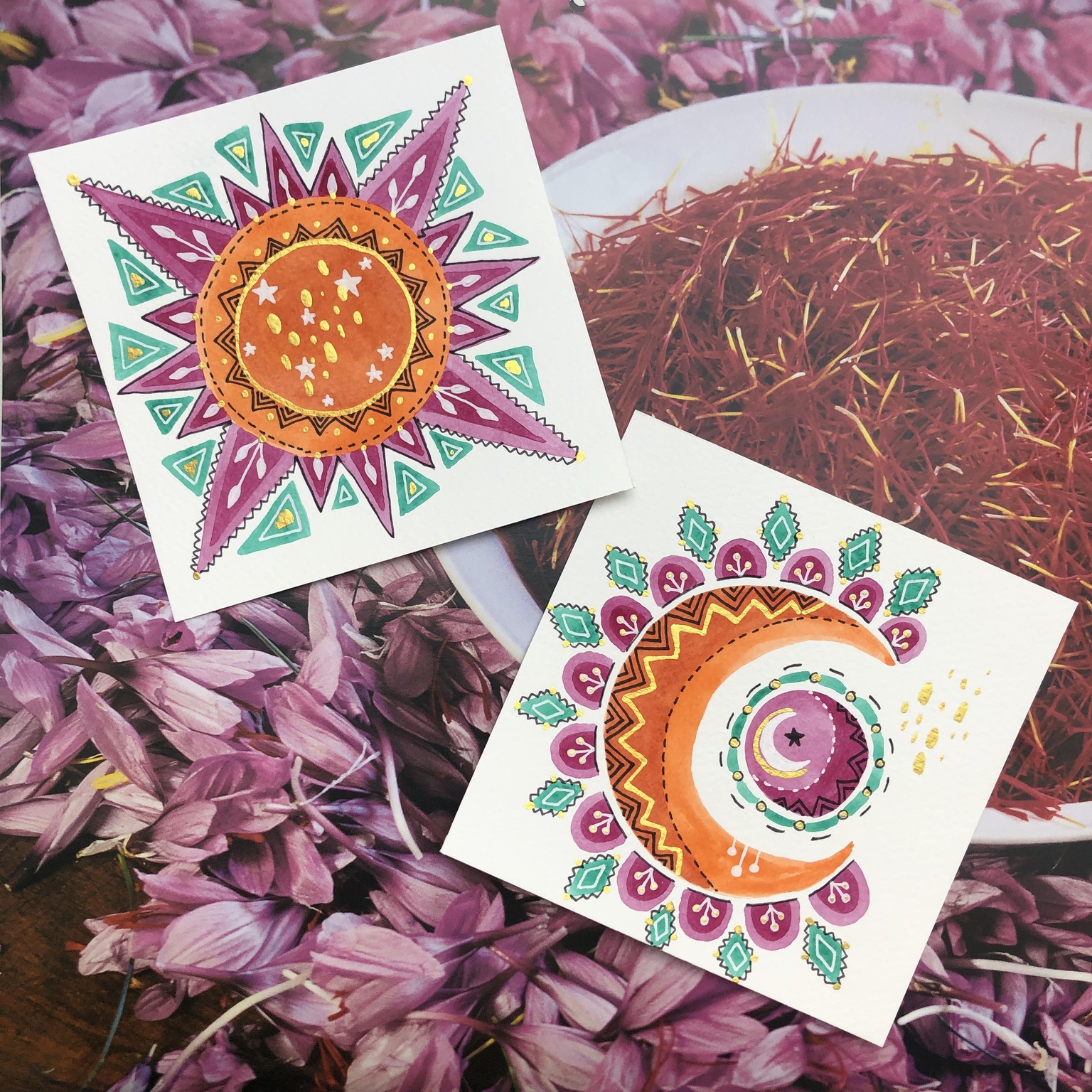 Whimsical Sun & Moon - image 2 - student project