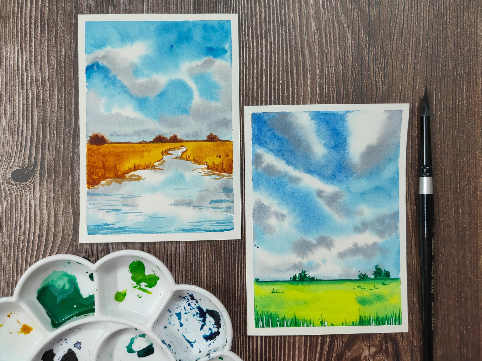 Watercolour Landscapes!! - image 4 - student project