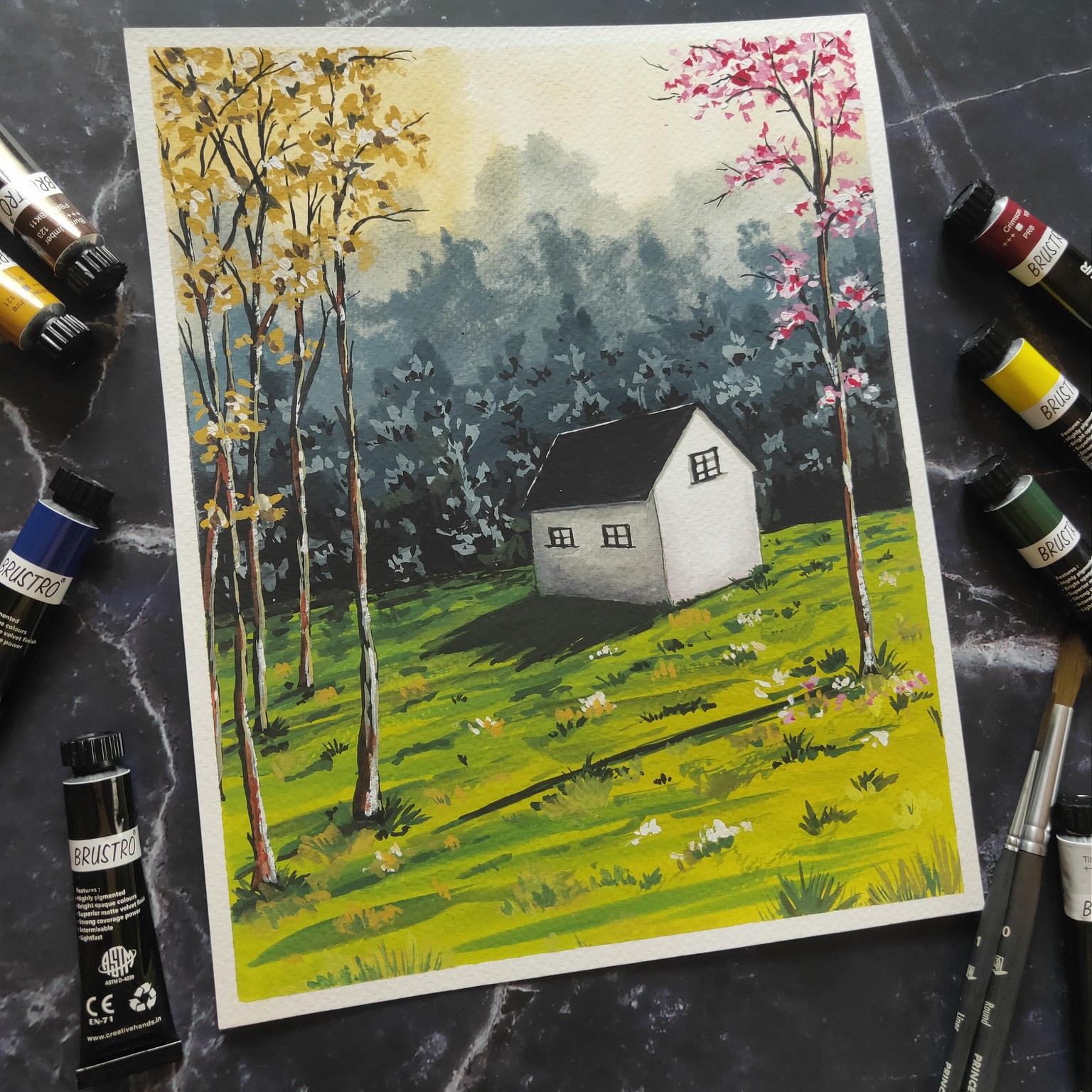 Gouache Landscapes!! - image 1 - student project