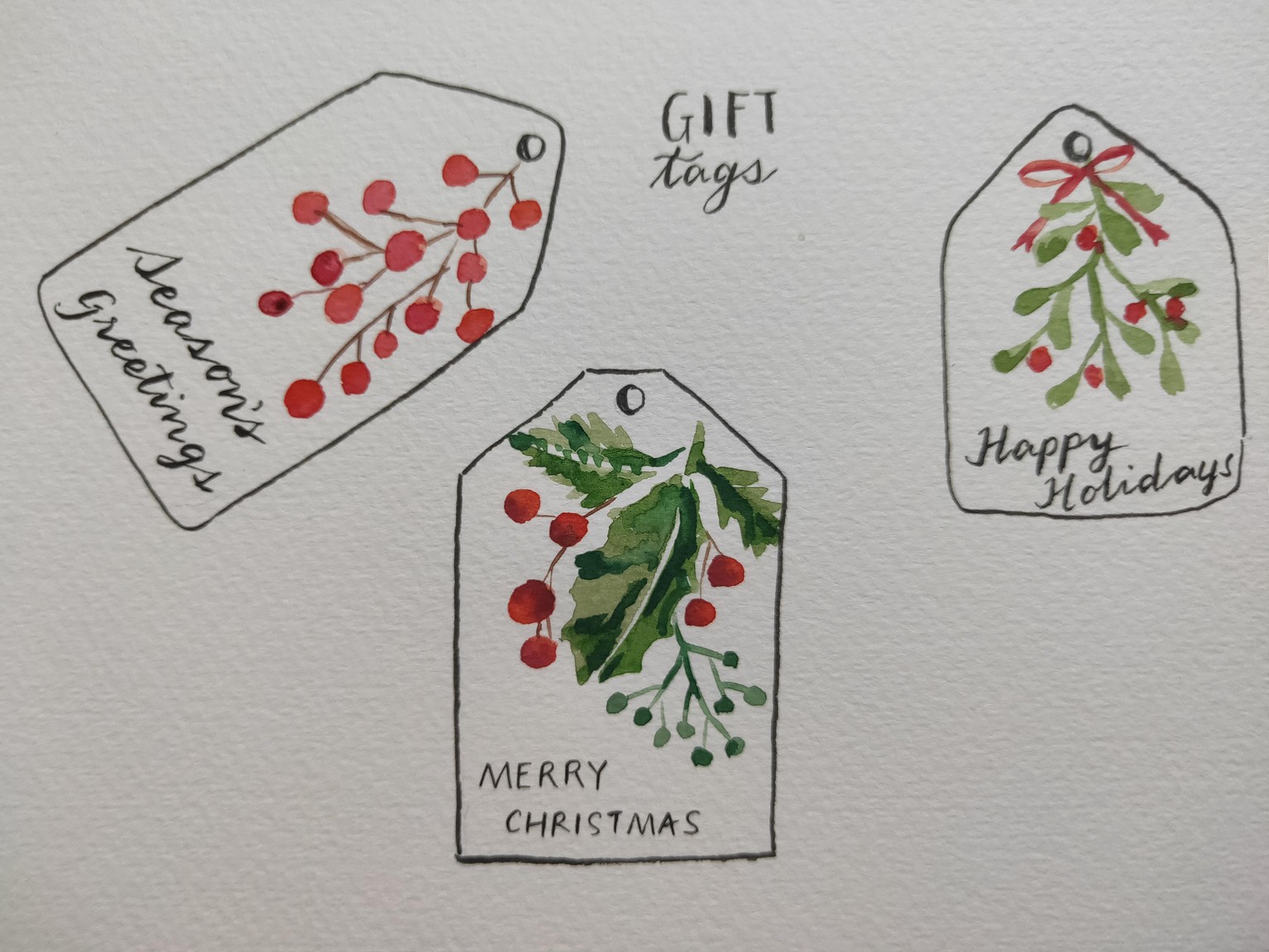 Loose Winter/Christmas Florals - image 13 - student project
